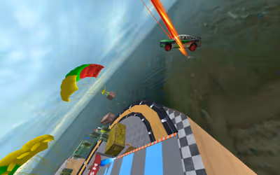 Mega Ramp Stunts GT Racing