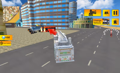 Fire City Truck Rescue Driving Simulator