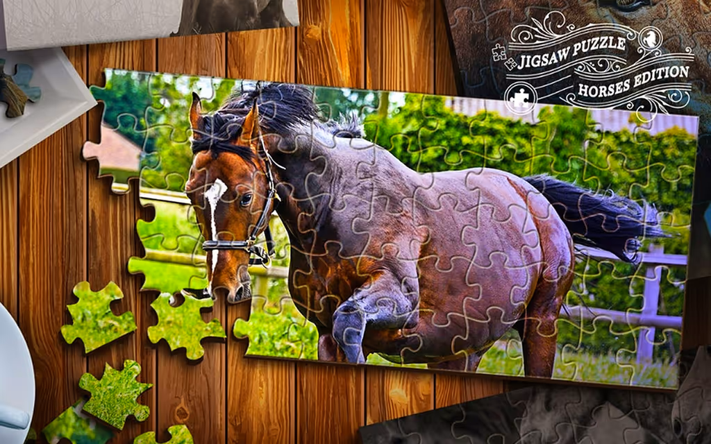 Jigsaw Puzzle Horses Edition