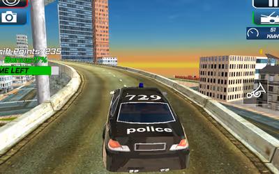 Police Drift Car