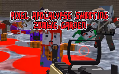 Pixel Apocalypse Shooting Zombie Garden