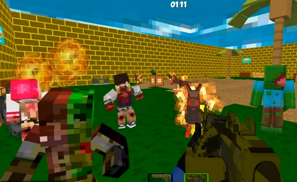 Pixel SWAT: Zombie Survival