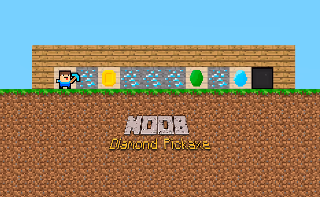 Noob Diamond Pickaxe