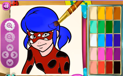 Dotted Girl Coloring Book