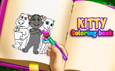Kitty Coloring Book