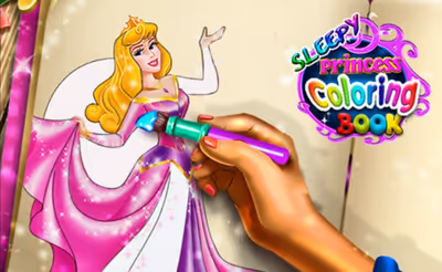 Sleepy Princess Coloring Book