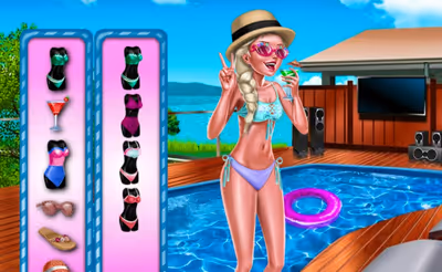Ice Queen Pool Day