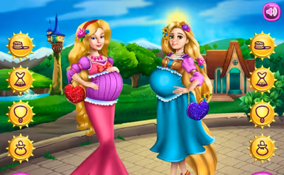 Goldie Princesses Pregnant BFFs