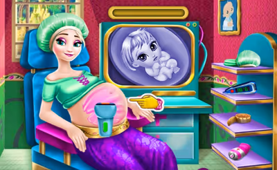 Ice Queen Pregnant Check-Up