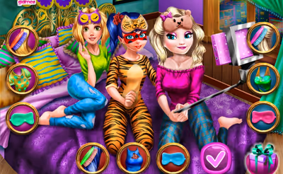 BFFs Sleepover Selfie