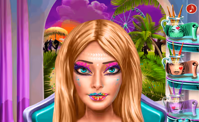 Ellie Coachella Makeup