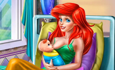 Princess Mermaid Mommy Birth