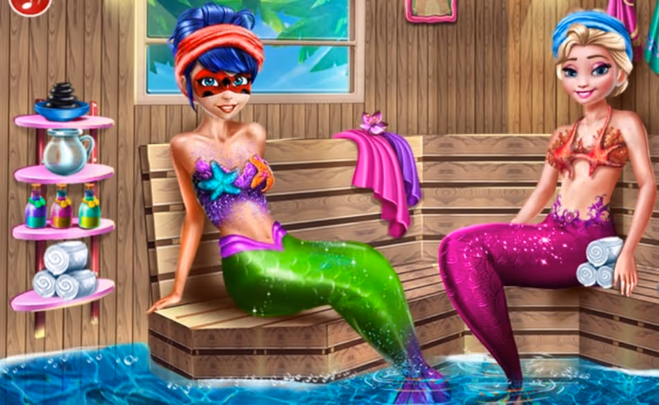 Mermaids Bffs Realife Sauna