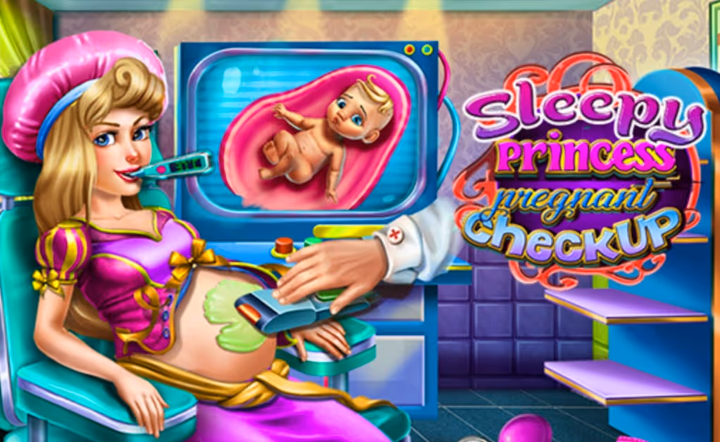 Sleepy Princess Pregnant Check Up