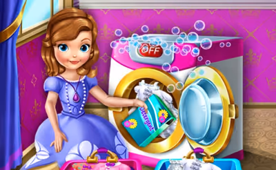 Young Princess Laundry Day