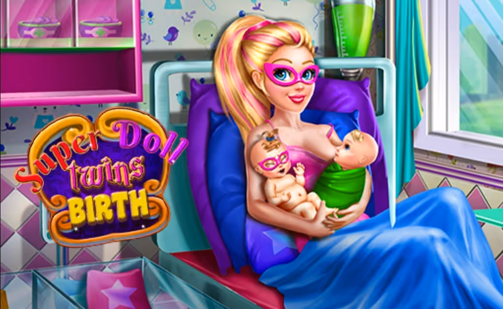 SuperDoll Twins Birth