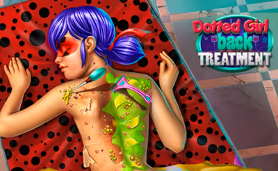 Dotted Girl Back Treatment