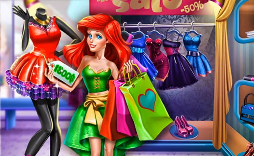 Princess Mermaid Realife Shopping