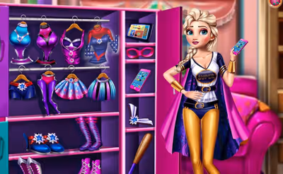 Superhero Spring Princess Dress up