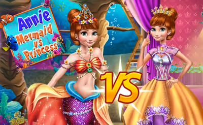 Annie Mermaid Vs Princess