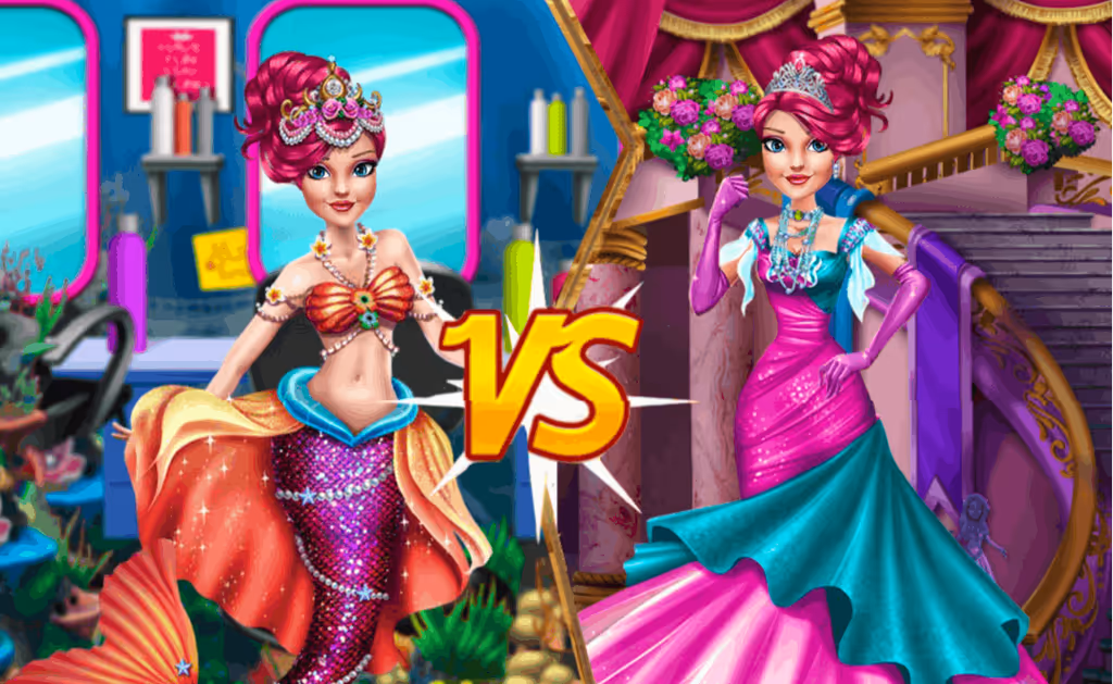 Mermaid Vs Princess