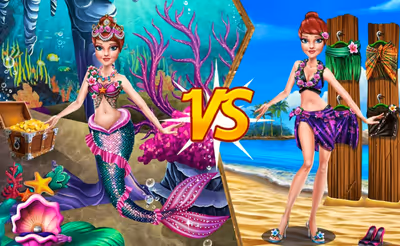 Mermaid VS Princess Outfit