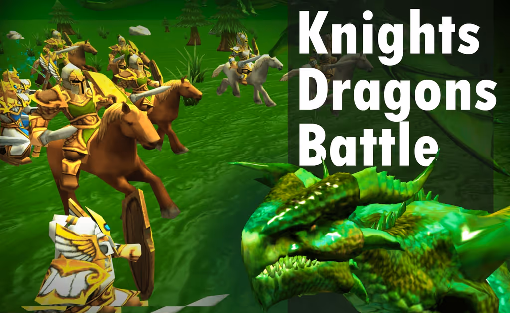 Knights vs Dragons Battle Simulator