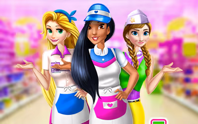 SuperMarket Cashier Girl