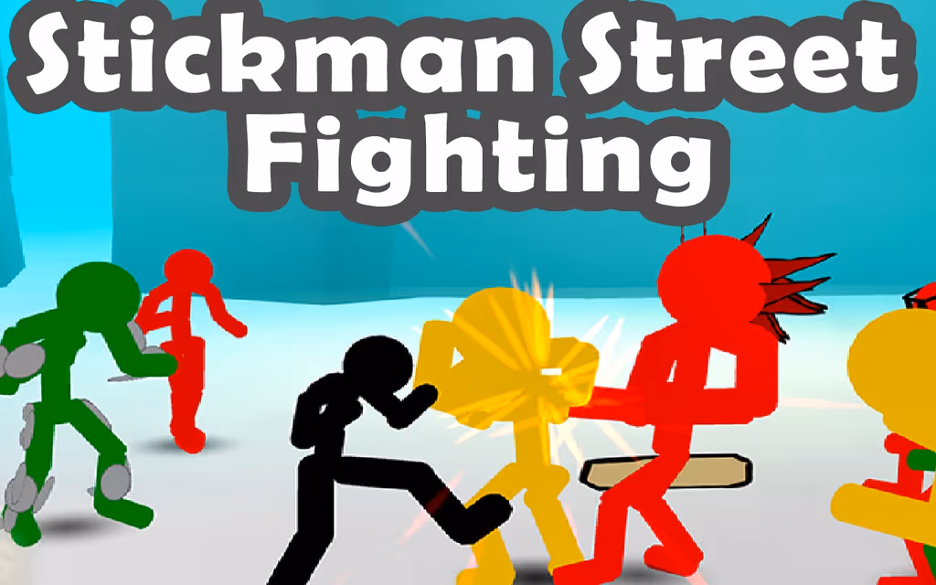 Stickman Street Fighting 3D