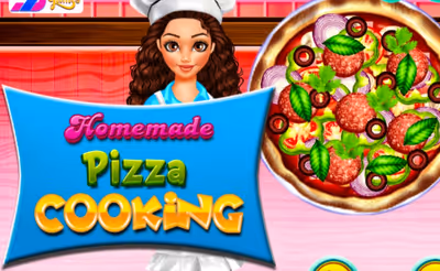 Homemade Pizza Cooking