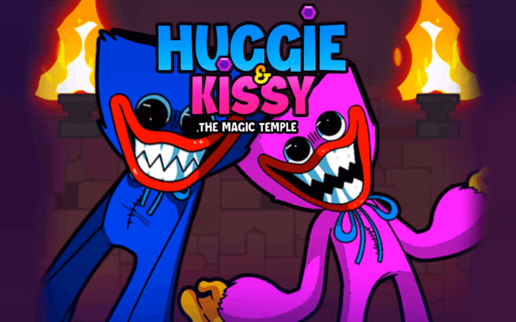 Huggie & Kissy: The magic temple