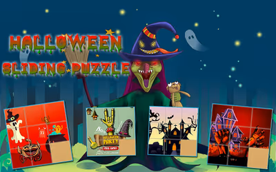 Halloween Sliding Puzzle