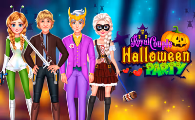 Royal Couple Halloween Party