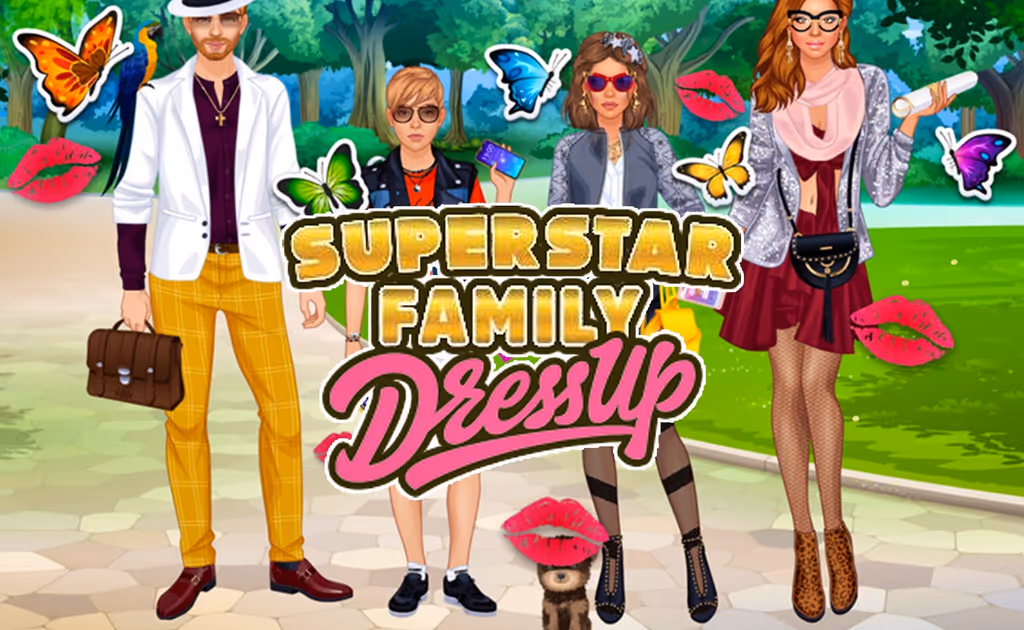 Superstar Family Dress Up Game