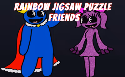 Rainbow Jigsaw Puzzle Friends