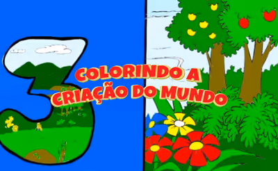 Colorindo a Criaçao do Mundo