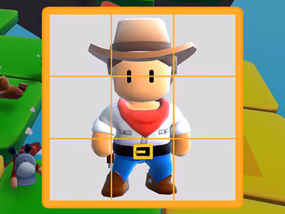 Stumble Boys Sliding Puzzle