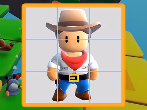 Stumble Boys Sliding Puzzle