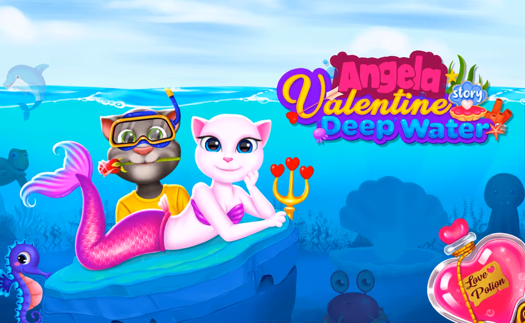 Cat Girl Valentine Story Deep Water