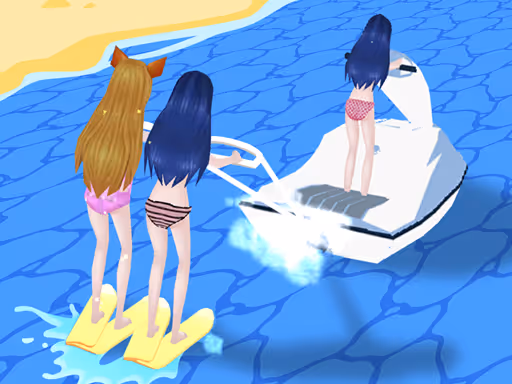 Girl Surfer 3D