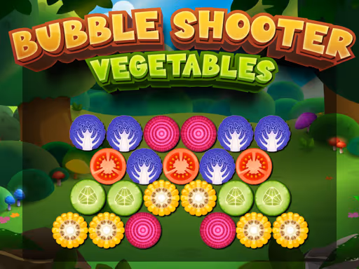 Bubble Shooter Vegetables