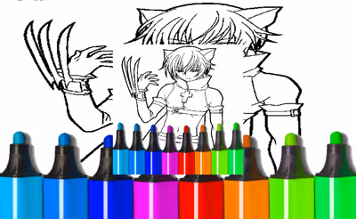 Anime Boys Coloring Pages