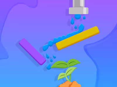 Sprinkle Plants Puzzle Game