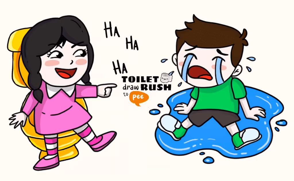 Toilet Rush Draw To Pee