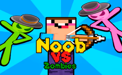 Noob vs Stickman Zombies