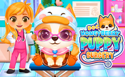Doc HoneyBerry Puppy Surgery