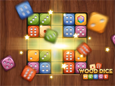 Wood Dice Merge