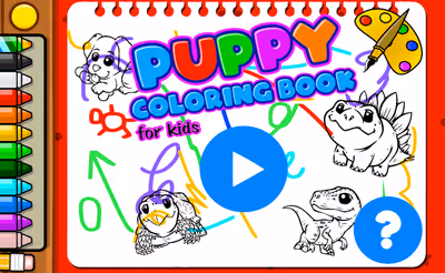 Puppy Coloring Book