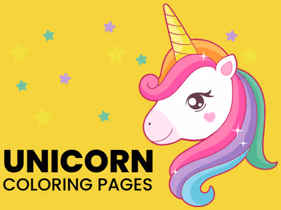 Unicorn Coloring Pages