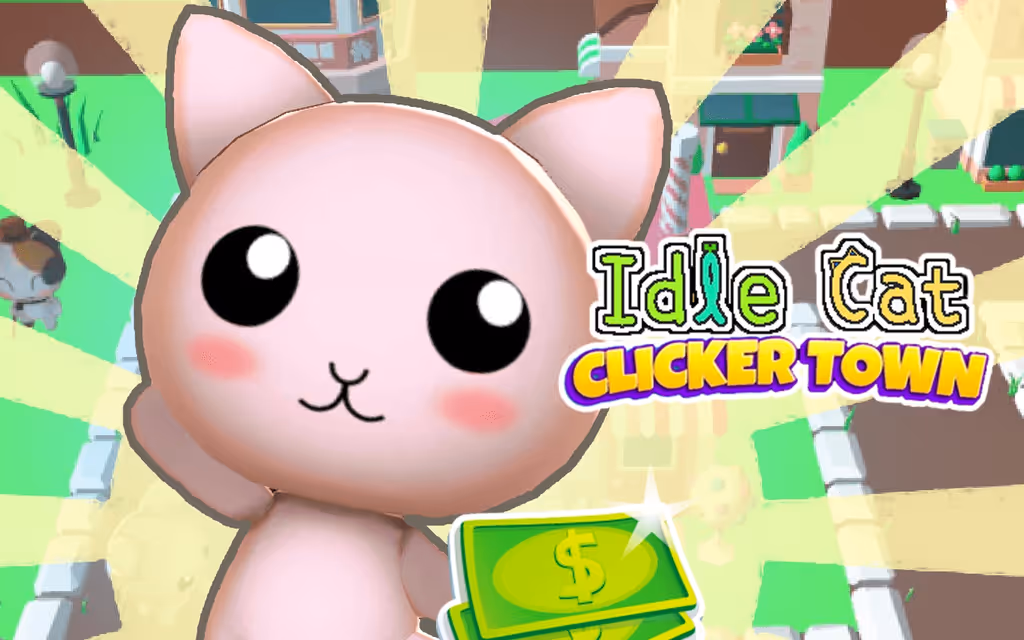 Idle Cat Town Clicker